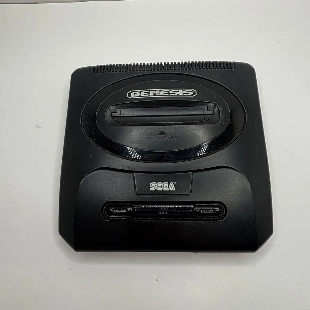 Black Sega Genesis Model 2 MK-1631 16-Bit Core System Console Only